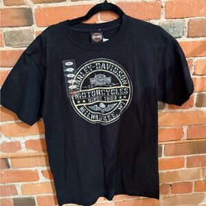 Harley-Davidson Black T-Shirt for Men Medium Size